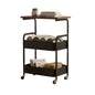 Storage Cart – Rolling, Multi-Tier, Locking Wheels, For Kitchen, Office & Home