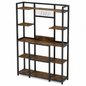 Storage Rack – 5-Tier, Shelves & Hooks, Freestanding Organiser