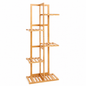 Plant Stand – Bamboo, 6-Tier, Tall, Corner, Indoor & Outdoor