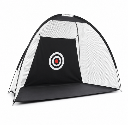 Portable golf hitting net for indoor outdoor golf practice & swing training