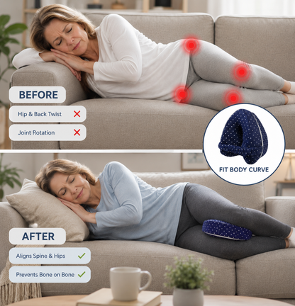 Leg Support Pillow – Memory Foam, For Side Sleepers, Everyday Support
