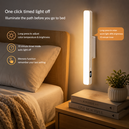 Reading Lamp – Rechargeable, Magnetic, LED, Remote Control, Adjustable Brightness