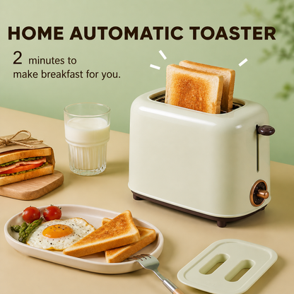 Retro toaster sandwich maker waffle maker: mini oven compact breakfast toaster AU kitchen appliance - Yellow