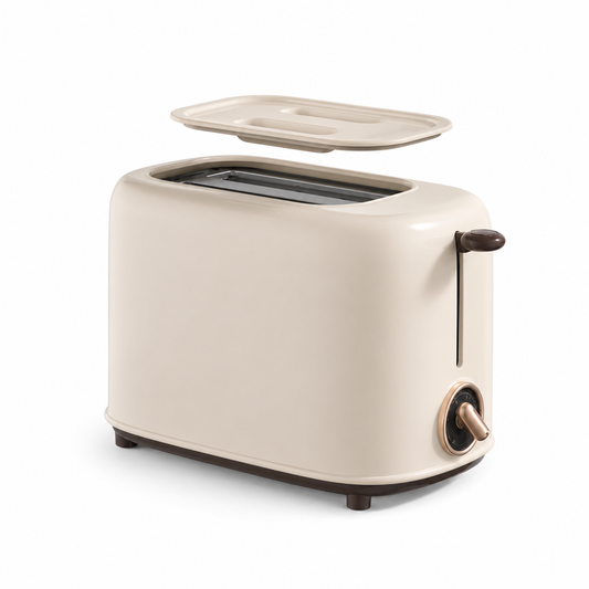 Retro toaster sandwich maker waffle maker: mini oven compact breakfast toaster AU kitchen appliance - Yellow