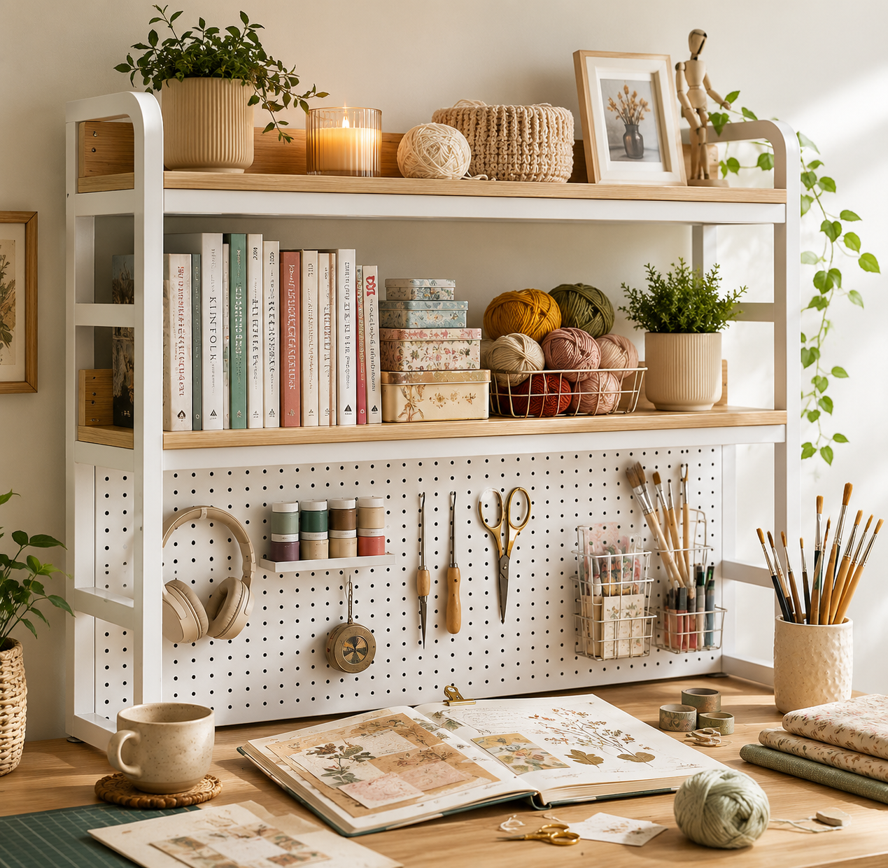 Adjustable Desktop Storage Shelf – Smart Organisation for Work, Study & Everyday Living
