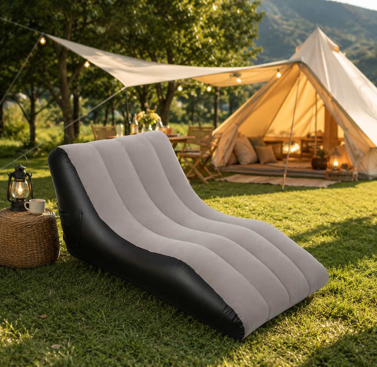 Inflatable Sofa Chair – Blow-Up, Indoor & Outdoor, For Camping & Relaxing