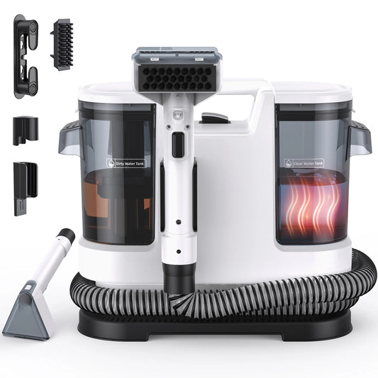 V8 Carpet Sofa & Upholstery Cleaner 15kPa Hot Water Cleaning Machine - deep clean performance