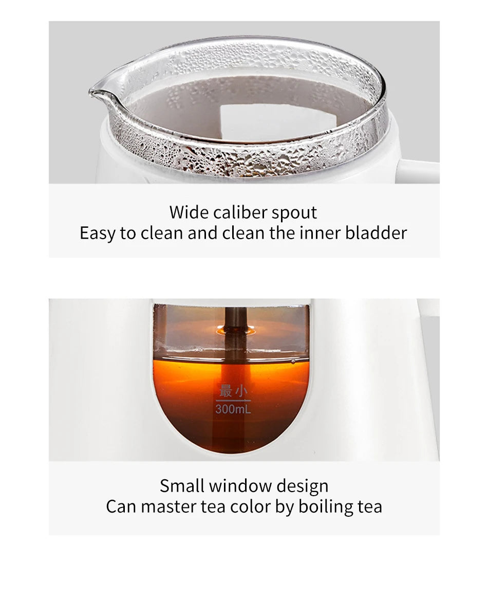 Electric Tea maker machine with glass – Automatic tea brewing kettle with infuser, boiling water & keep warm function (AU Plug) - Perfect for fresh, organic tea