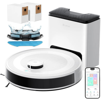 Robot Vacuum Cleaner – Smart, Wet & Dry, Self-Emptying, Laser Navigation, 6000Pa