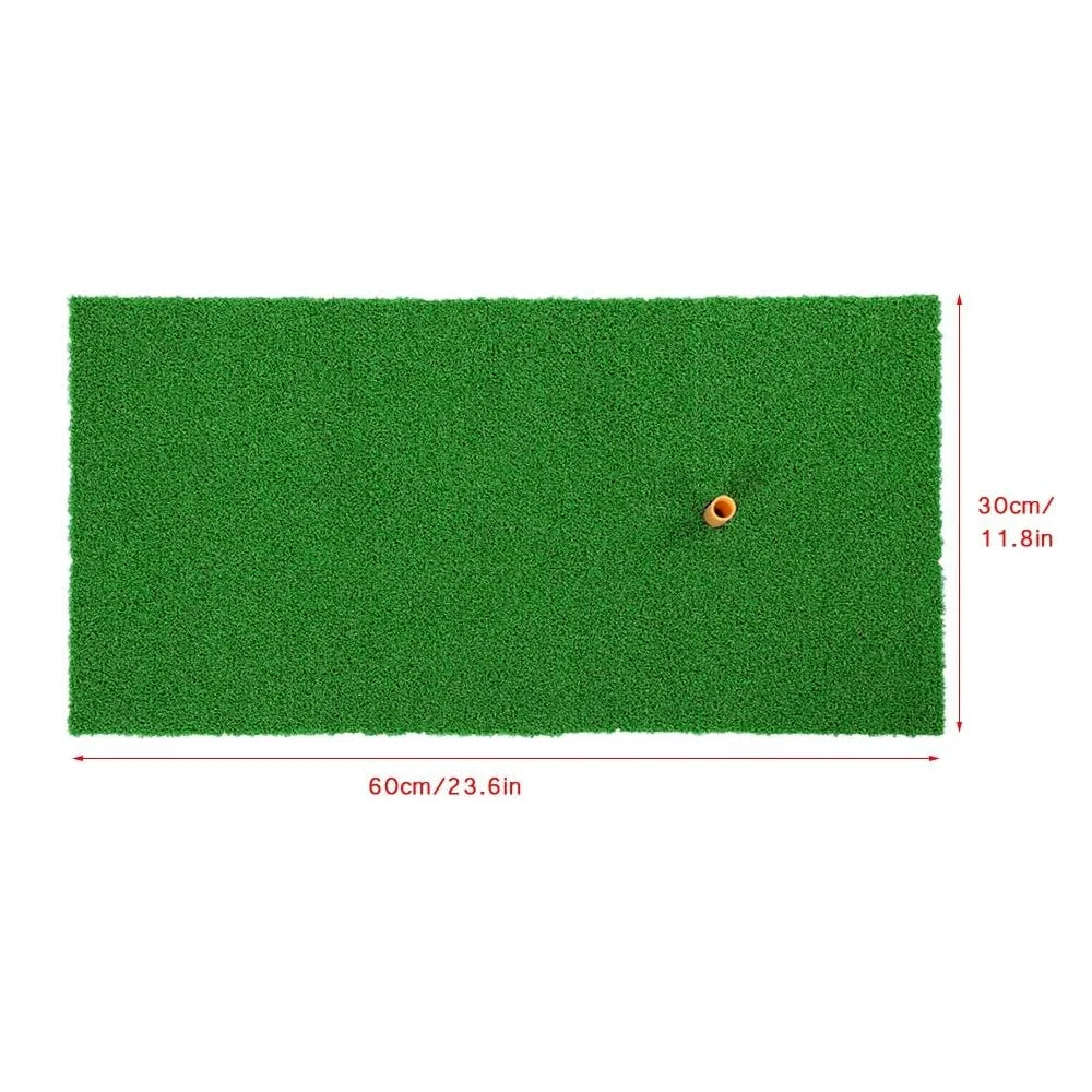Golf Practice Mat – With Tee Holder, Indoor & Outdoor, Training