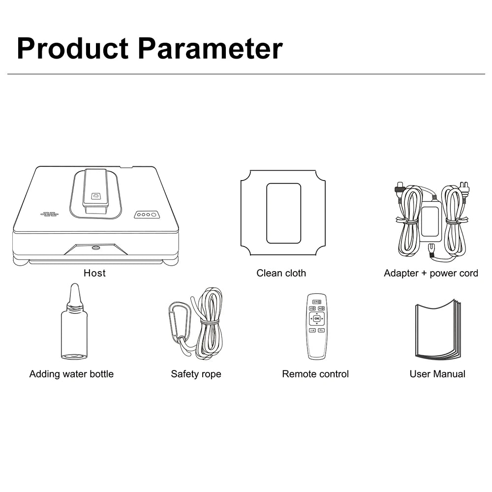 Window Cleaning Robot – Automatic, Glass, For Windows, Mirrors & Walls