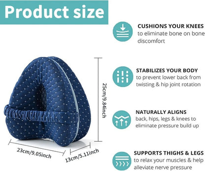 Leg Support Pillow – Memory Foam, For Side Sleepers, Everyday Support