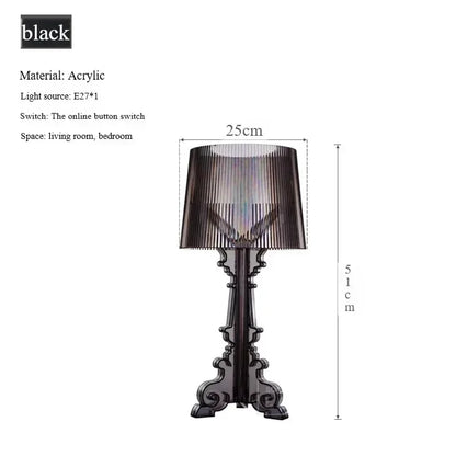 Floor Lamp – Transparent Acrylic, Modern LED, For Living Room & Bedroom, AU Plug