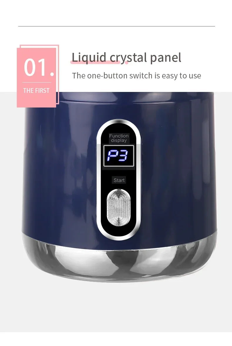 Citrus Juicer – Portable, Electric, 600ml, USB Rechargeable, Fresh Juice Maker