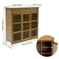 Shoe Storage Cabinet – 4-Tier, 3-Door, Freestanding, Shoe Rack Organiser