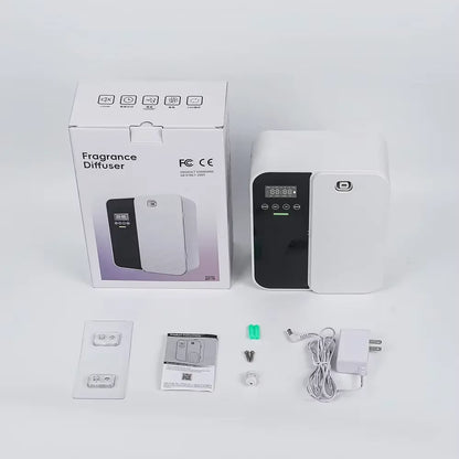Waterless aroma diffuser machine with bluetooth wall mounted scent system 500ml for spaces up to 1000m³