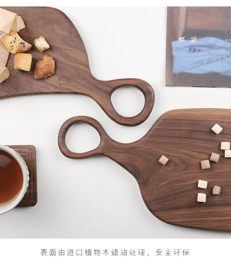 Cutting Board & Serving Tray Set – Wooden, Set of 2, For Food Presentation