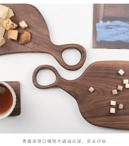 Cutting Board & Serving Tray Set – Wooden, Set of 2, For Food Presentation